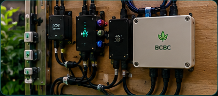 Concept rendering of modular grow sensing and control hardware